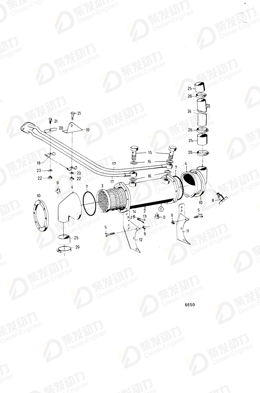 VOLVO Insert 864215 Drawing